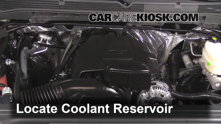 2015 GMC Sierra 2500 HD 6.0L V8 FlexFuel Extended Cab Pickup Coolant (Antifreeze) Check Coolant Level